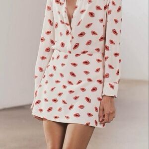 🚨24 Hour Flash Sale 🚨 Zara Chic Lip Print skirt